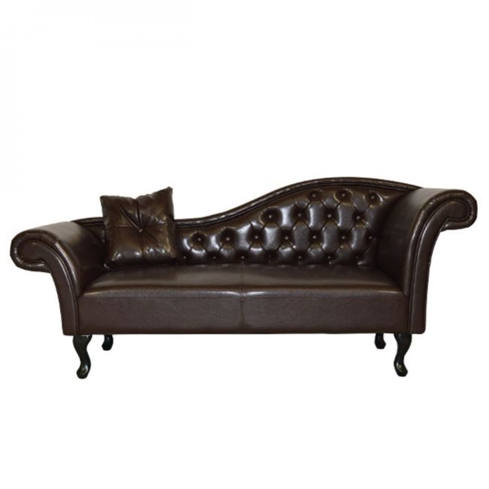 Ανακλινδρο T.chesterfield Niovi Hm3008.01Pu Σκ.καφε Δεξι Μπρατσο 189X61X84Yεκ.