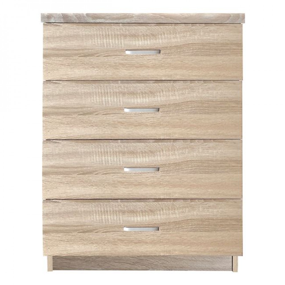 Drawer Συρταριέρα 4-Συρτάρια 60X40X80Cm Sonoma